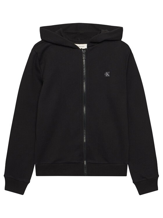 CALVIN KLEIN JEANS Суитшърт Mini Badge IU0IU00707 D Черен Regular Fit