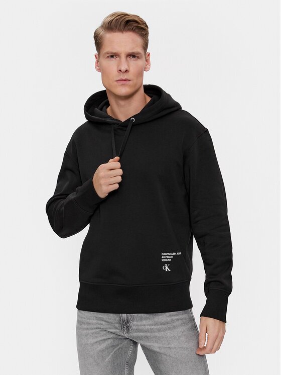 CALVIN KLEIN JEANS Суитшърт Modern Metals J30J324631 Светлосиньо Regular Fit