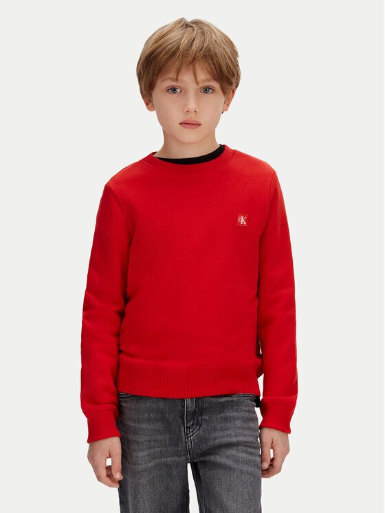 CALVIN KLEIN JEANS Суитшърт Mono Mini Badge IU0IU00570 Regular Fit