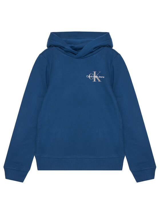 CALVIN KLEIN JEANS Суитшърт Small Monogram IU0IU00266 D Син Regular Fit