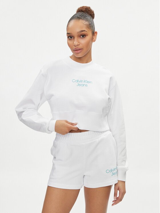 CALVIN KLEIN JEANS Суитшърт Stacked Institutional J20J221466 Regular Fit