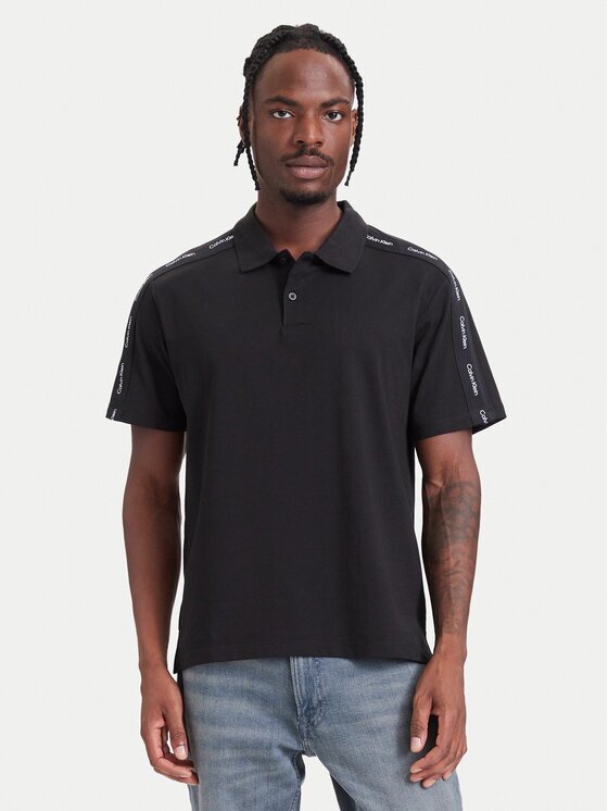 CALVIN KLEIN JEANS Тениска с яка и копчета LV04RH202G Regular Fit