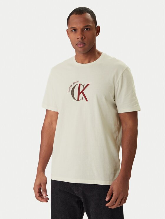 CALVIN KLEIN JEANS Тишърт 2Tone Graphic LV14RE829G Regular Fit
