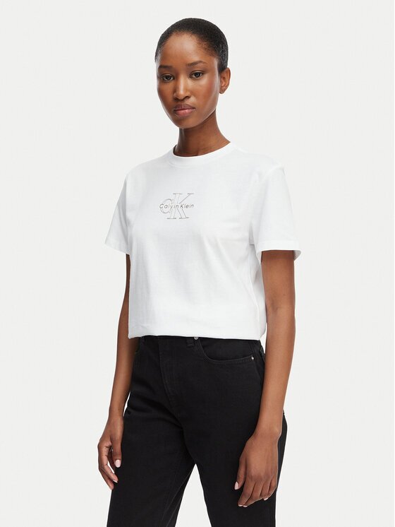 CALVIN KLEIN JEANS Тишърт Classic Monologo LV047D873G Regular Fit
