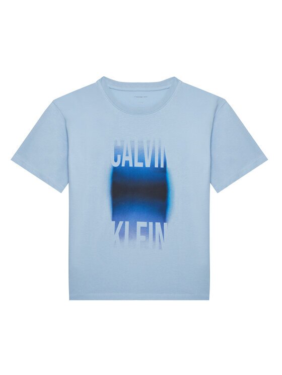 CALVIN KLEIN JEANS Тишърт Gradient Graphic IB0IB02446 Светлосиньо Regular Fit