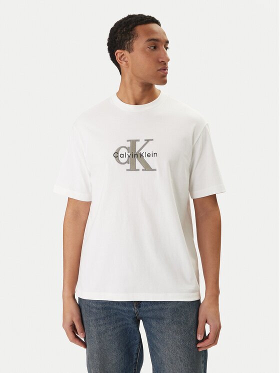 CALVIN KLEIN JEANS Тишърт Monologo Graphic LV04RE815G Regular Fit