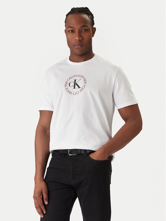 CALVIN KLEIN JEANS Тишърт Word Circle Graphic LV14RE816G Regular Fit