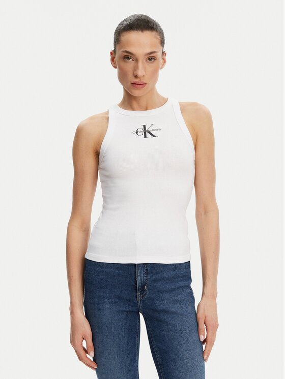 CALVIN KLEIN JEANS топ Monologo J20J225301 Slim Fit
