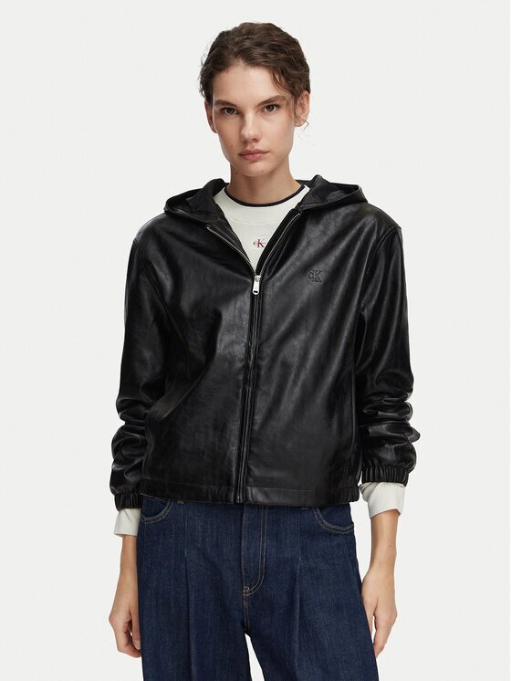 CALVIN KLEIN JEANS Яке от имитация на кожа LV047G516G Regular Fit
