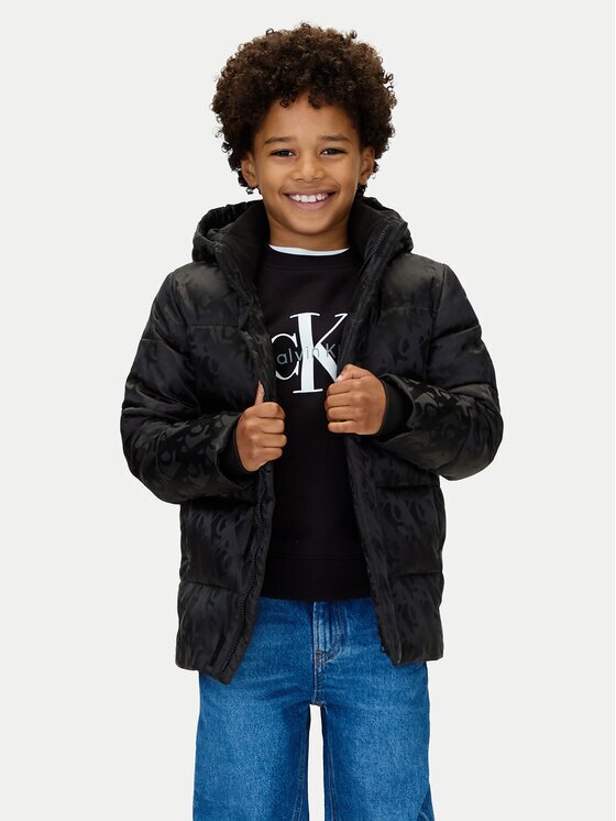 CALVIN KLEIN JEANS Зимно яке IB0IB02570 Regular Fit