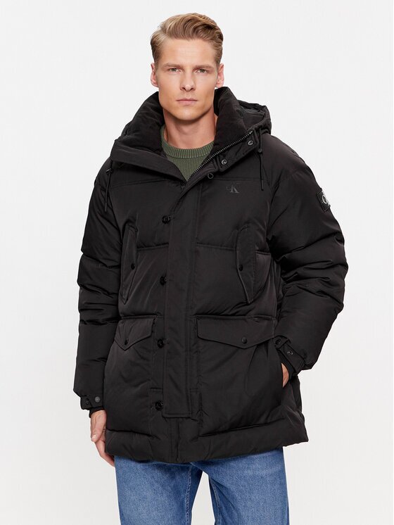 CALVIN KLEIN JEANS Зимно яке J30J324080 Relaxed Fit