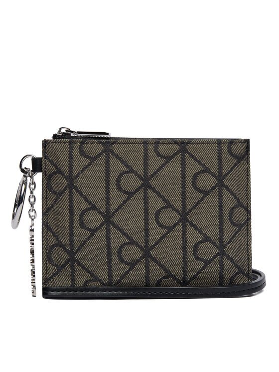 CALVIN KLEIN Калъф за ключове Script Hw Jcq LV04F1266G Черен