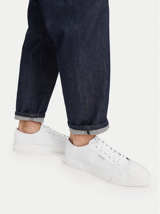 CALVIN KLEIN Кецове Vulc Laceup Cv HM0HM02121 Бял