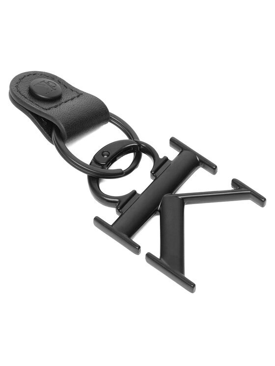 CALVIN KLEIN Ключодържател Bold Ck Carabiner Key Fob LV04D1157G Черен