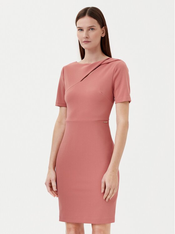 CALVIN KLEIN Коктейлна рокля K20K208174 Regular Fit