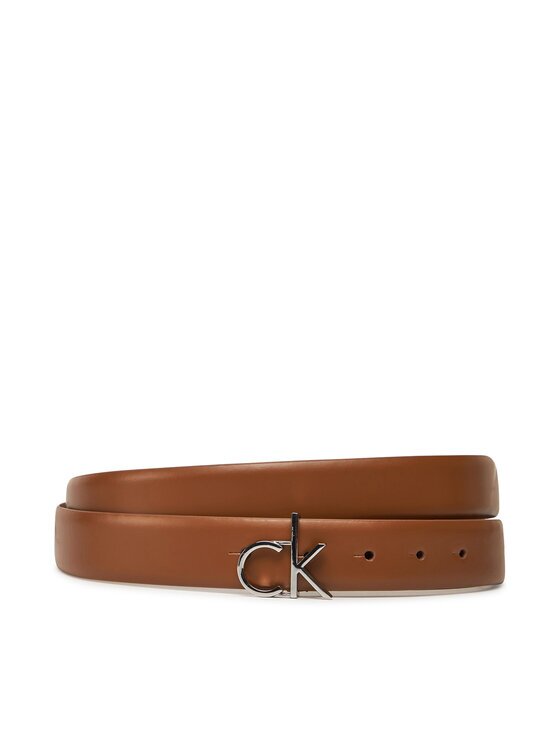 CALVIN KLEIN Колан Ck Buckle Belt 3.0_Smooth K60K613156 Кафяв