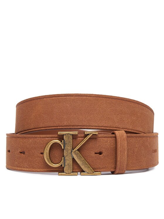 CALVIN KLEIN Колан Ck Buckle Suede 35Mm Fixed LV04D7126G