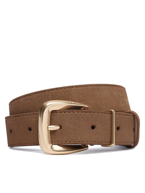 CALVIN KLEIN Колан Hw End Tip Buckle Suede 30Mm LV04F7114G Кафяв