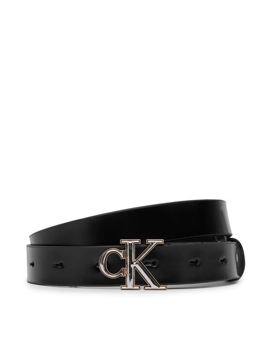 CALVIN KLEIN Колан Round Ck 2Color Buckle Smooth 25 LV04F7132G