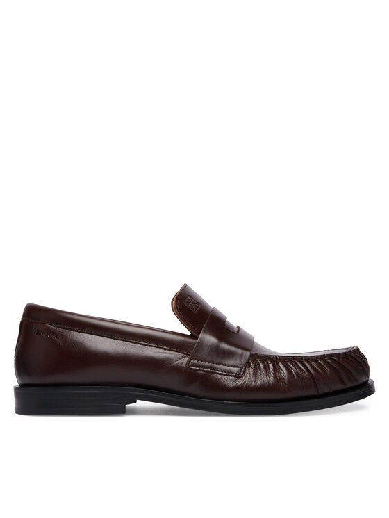 CALVIN KLEIN Лоуфъри Ess Rubber Loafer Wr Pol Lth HM0HM02171 Тъмнокафяв