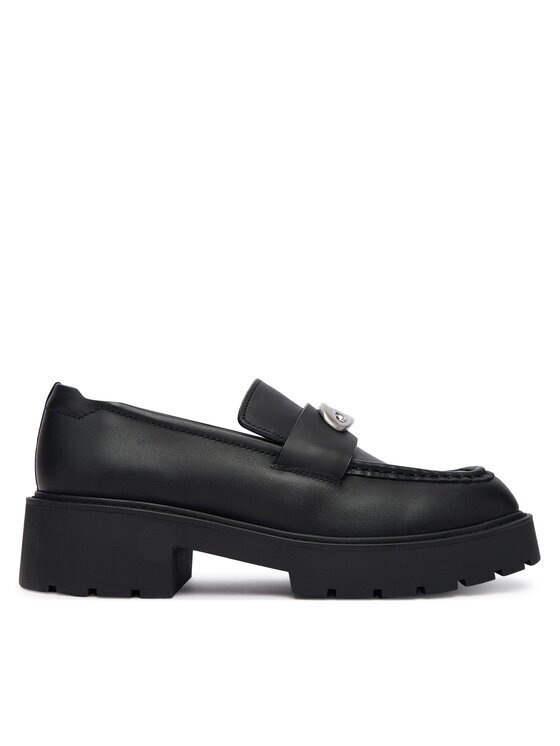 CALVIN KLEIN лоуфъри с дебела подметка Chunky Loafer Lth Hw YW0YW01912 Черен