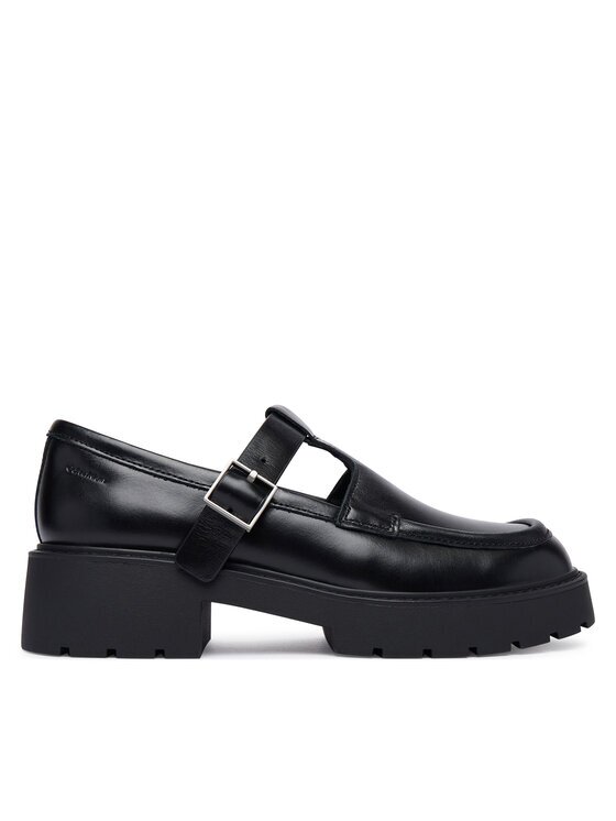 CALVIN KLEIN лоуфъри с дебела подметка Chunky Loafer Tbar Pol Lth HW0HW03046 Черен