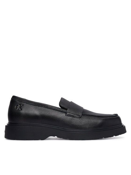 CALVIN KLEIN лоуфъри с дебела подметка Combat Ess Loafer Lth HM0HM02337 Черен