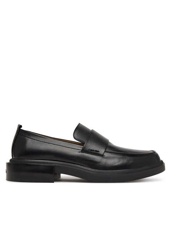 CALVIN KLEIN лоуфъри с дебела подметка Cupped Band Loafer Lth HM0HM02065 Черен