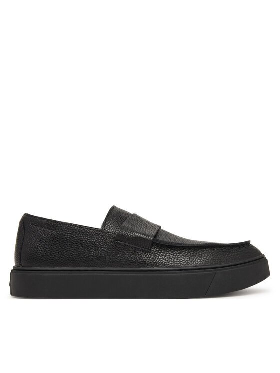 CALVIN KLEIN лоуфъри с дебела подметка Hybrid Clean Loafer Band Tum Lth HM0HM02184 Черен