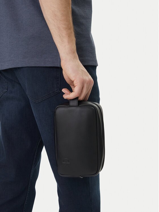 CALVIN KLEIN Мъжка чантичка Bold Ck Dopp Kit LV04D1140G Черен
