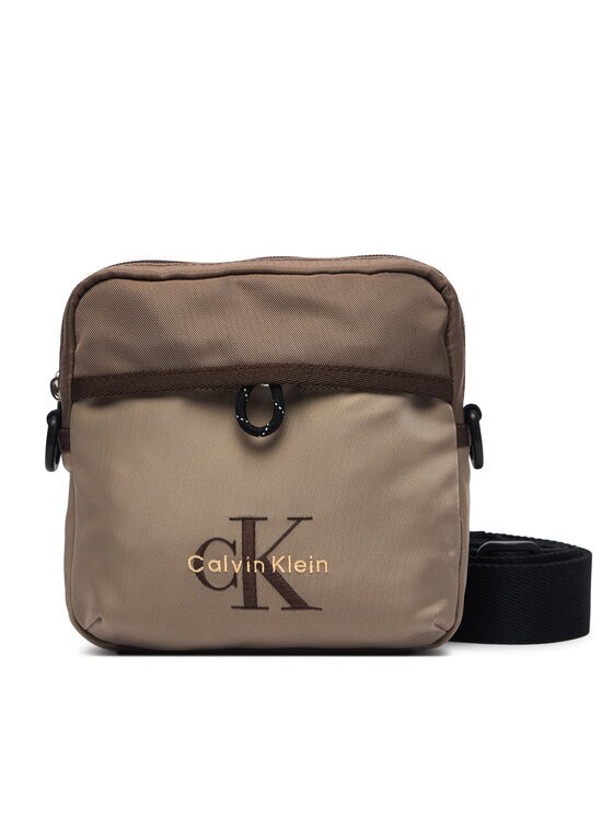 CALVIN KLEIN Мъжка чантичка Bold Clrblk Square Crossobdy LV04D3519G