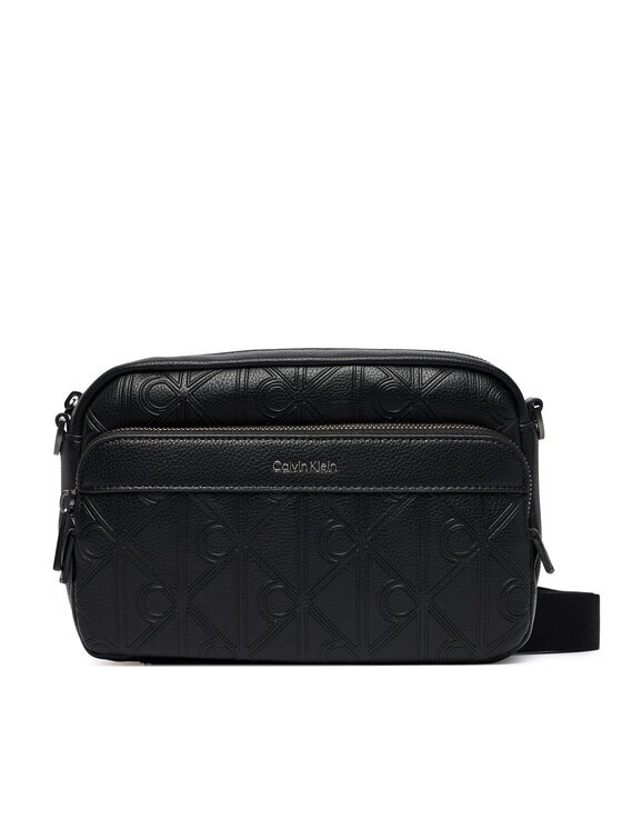 CALVIN KLEIN Мъжка чантичка Emblem Aop Deboss Camera Bag LV04D3563G
