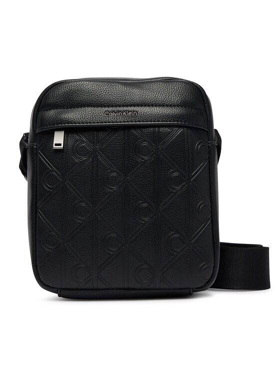 CALVIN KLEIN Мъжка чантичка Emblem Aop Deboss Reporter LV04D3562G