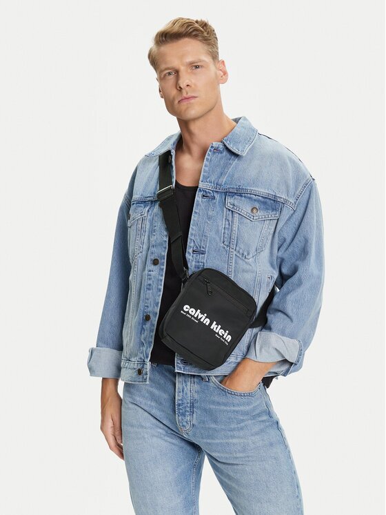 CALVIN KLEIN Мъжка чантичка LV04G3180G Черен