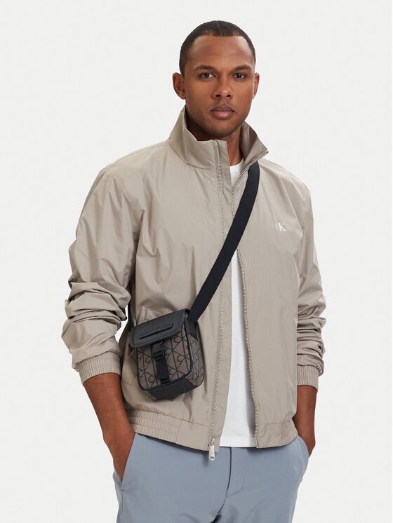 CALVIN KLEIN Мъжка чантичка Mixed Emblem Aop LV04D3527G Бежов