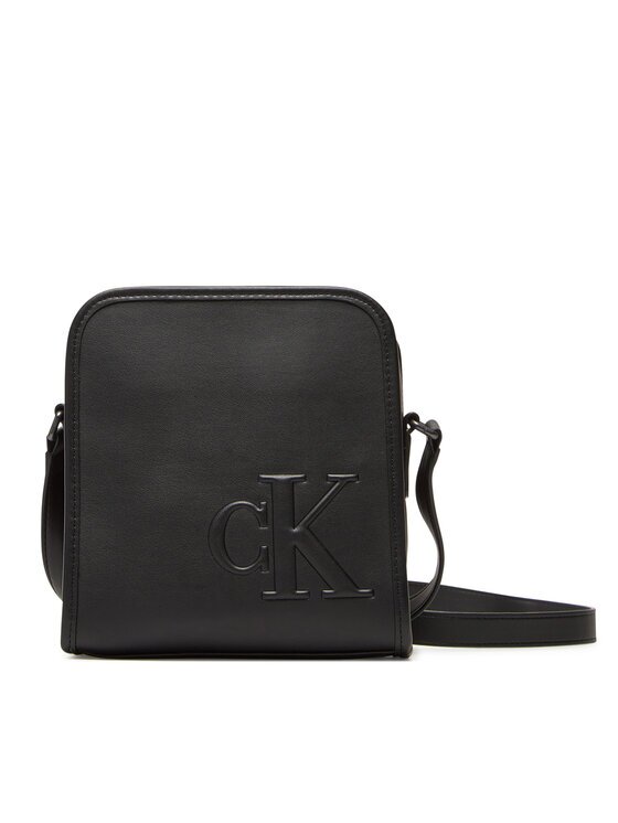 CALVIN KLEIN Мъжка чантичка Sculpted Impression Reporter 18 LV04G3157G Черен