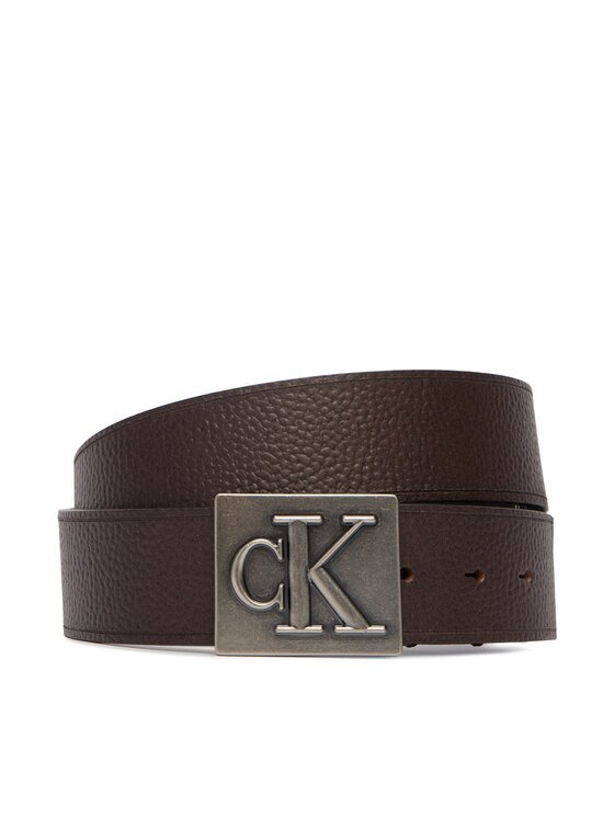 CALVIN KLEIN Мъжки колан LV04D7111G Тъмнокафяв