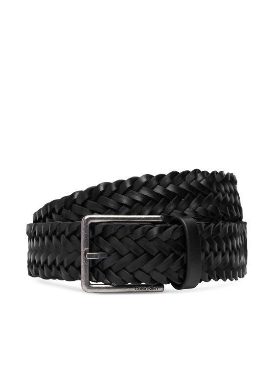 CALVIN KLEIN Мъжки колан Warmth Buckle 35Mm LV04D7053G Черен
