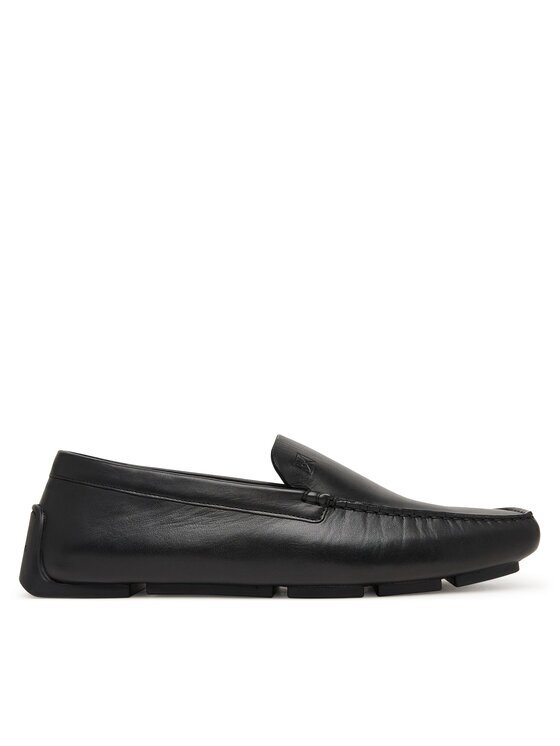 CALVIN KLEIN Мокасини Driver Penny Embl Lth HM0HM02085 Черен