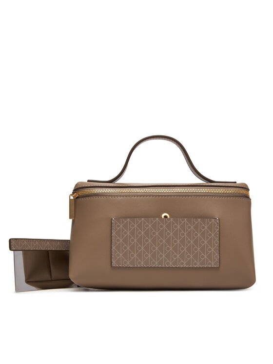 CALVIN KLEIN Несесер Emblem Aop Beauty Case Giftset LV04F1102G Кафяв