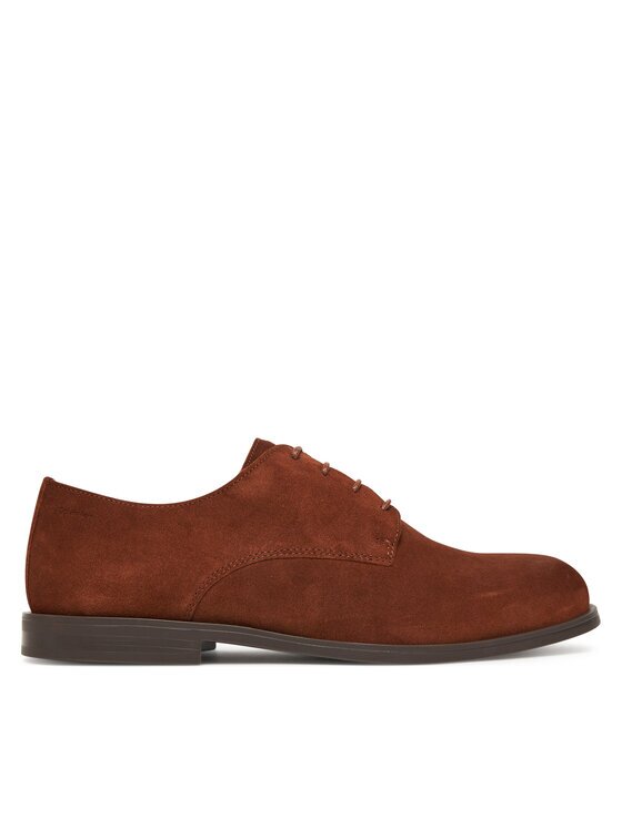 CALVIN KLEIN Обувки Ess Rubber Derby Su HM0HM01928 Кафяв