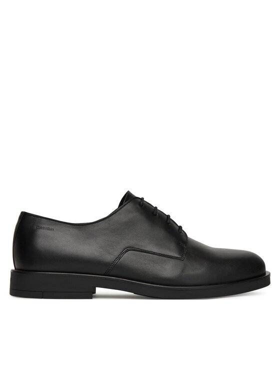 CALVIN KLEIN Обувки Flex Dress Derby 4Holes Lth HM0HM01895 Черен