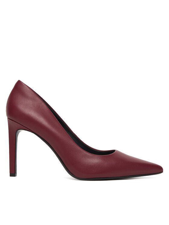 CALVIN KLEIN Обувки на ток Ess Stiletto 90 HW0HW02608 Бордо
