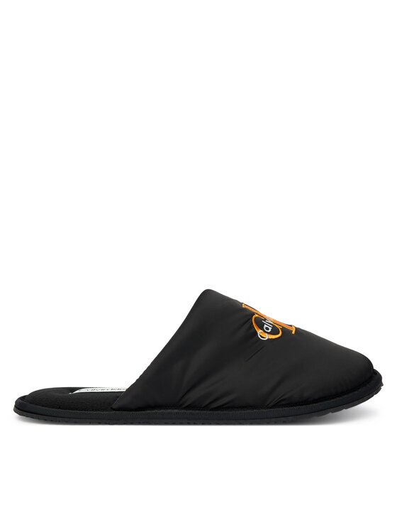 CALVIN KLEIN Пантофи Hotel Slipper Mono Embro YM0YM01392 Черен