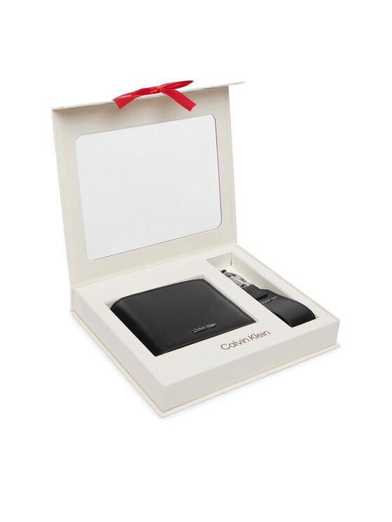 CALVIN KLEIN Подаръчен сет Raised Billfold + Key Fob LV04D1367G