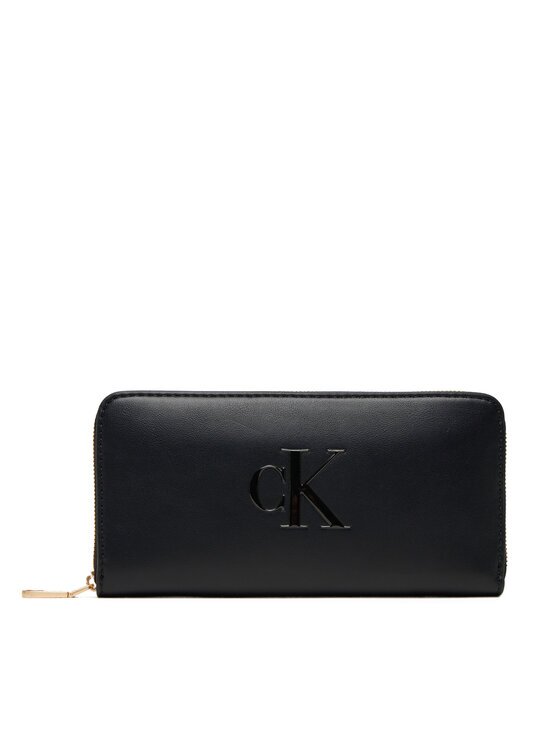 CALVIN KLEIN Портфейл Bold Ck Long Zip Around LV04F1077G