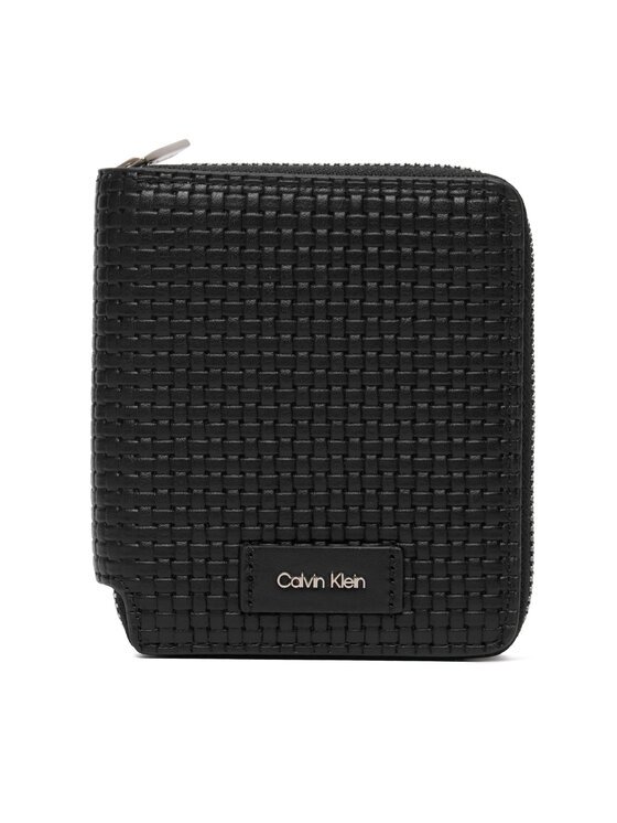 CALVIN KLEIN Портфейл Embossed Woven Zip Billfold LV04D1112G