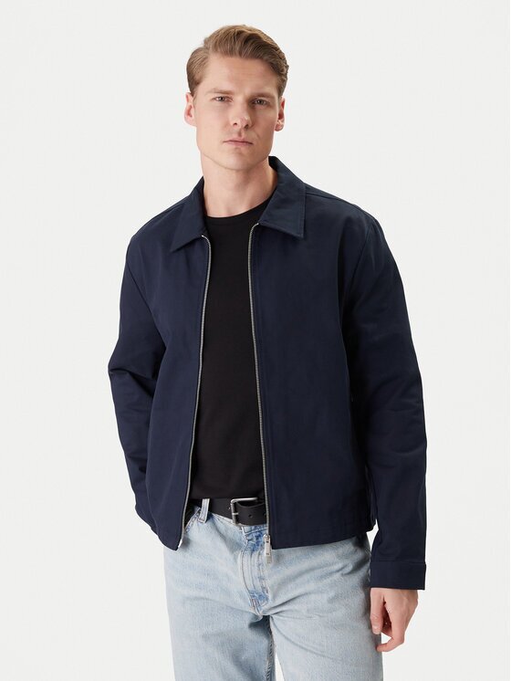 CALVIN KLEIN Преходно яке LV04LE419G Тъмносин Regular Fit