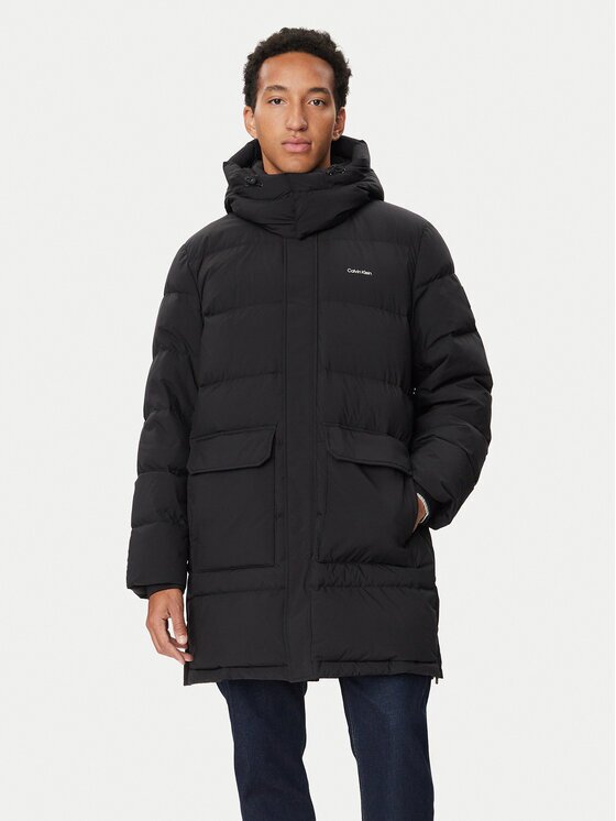 CALVIN KLEIN Пухено яке Classic LV04LH507G Regular Fit