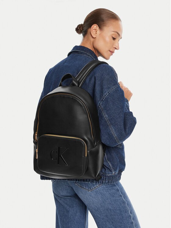 CALVIN KLEIN Раница Bold Ck Backpack LV04F3233G Черен